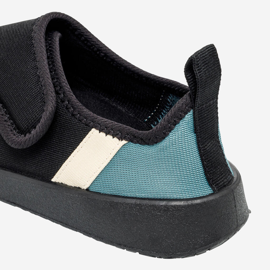 Chaussures aquatiques avec scratch Enfant - Aquashoes 120 - Noir