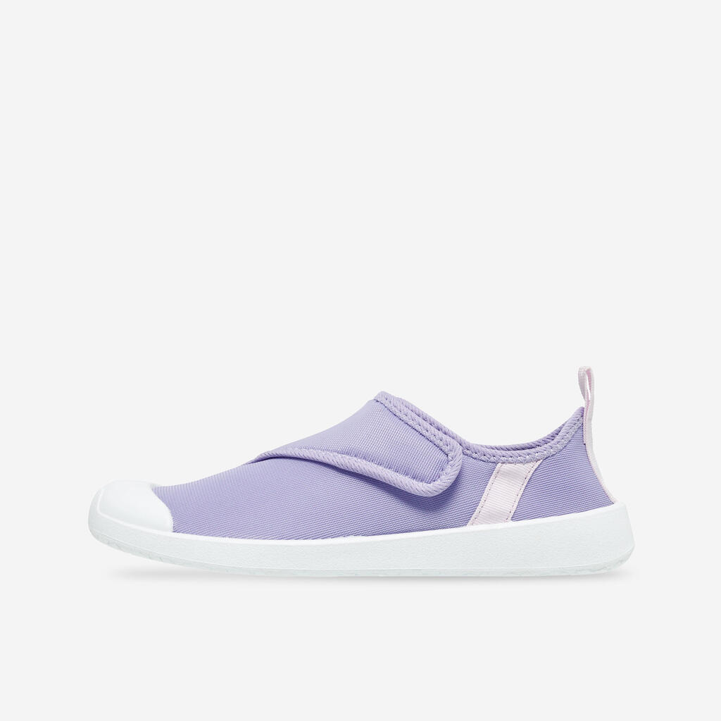 Chaussures aquatiques avec scratch Enfant - Aquashoes 120 abricot