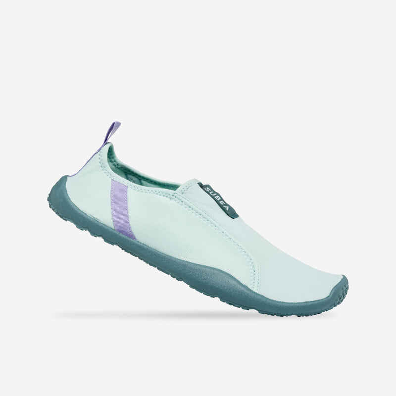 Adult's elasticated water shoes - Aquashoes 120 Eucalyptus