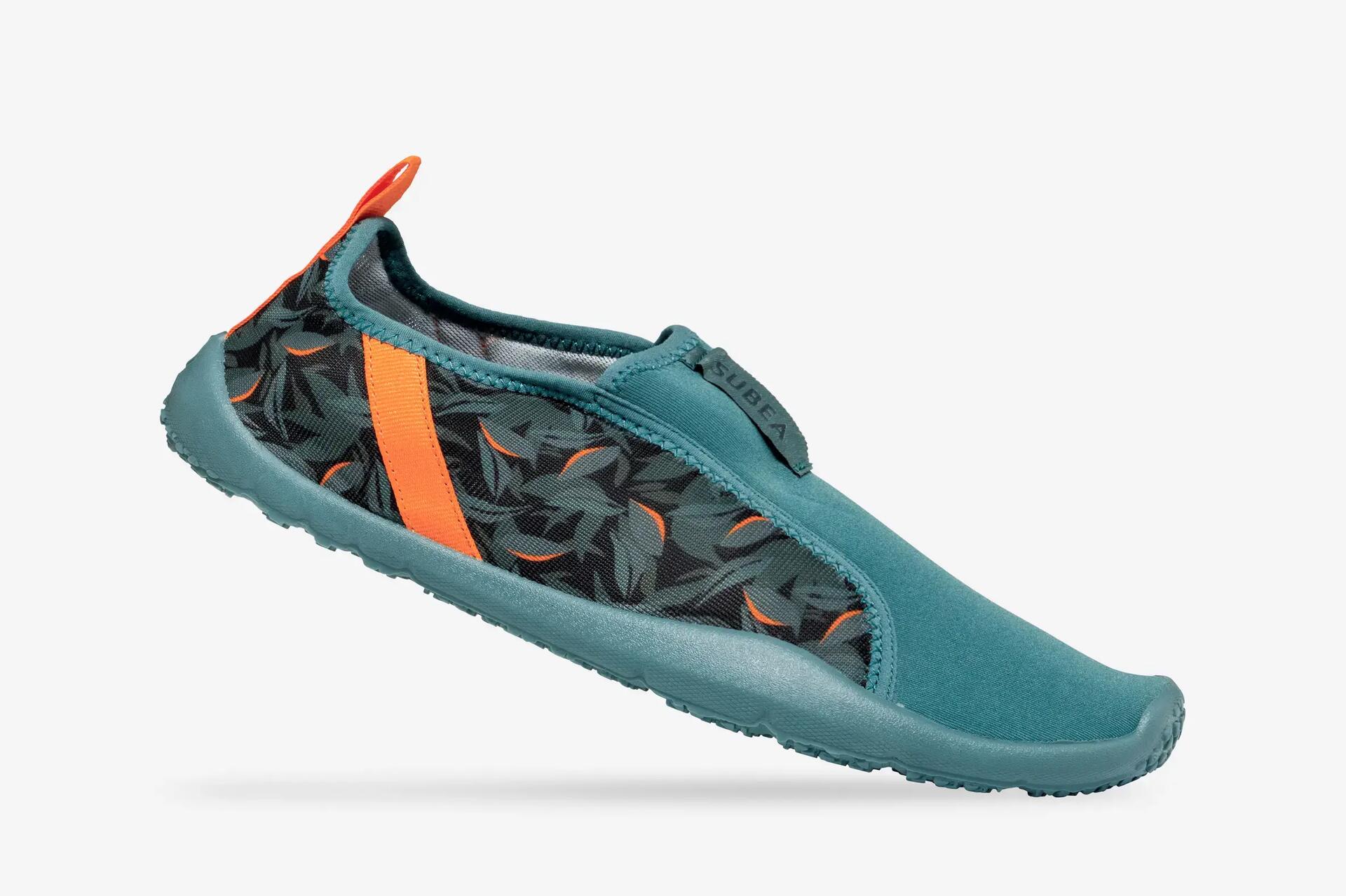 Adult's elasticated water shoes Aquashoes 120 Awake Leaf orange