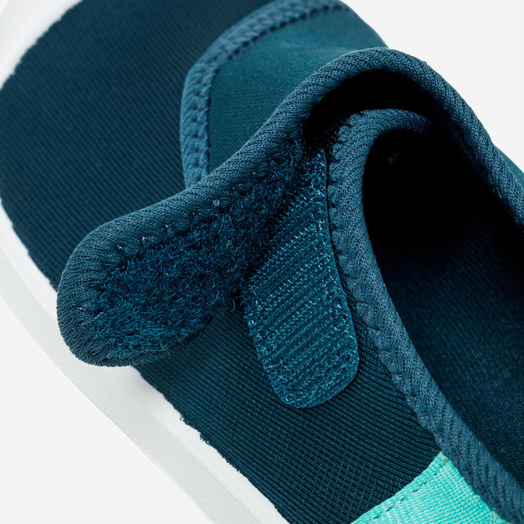 Chaussures aquatiques avec scratch Enfant - Aquashoes 120 abricot