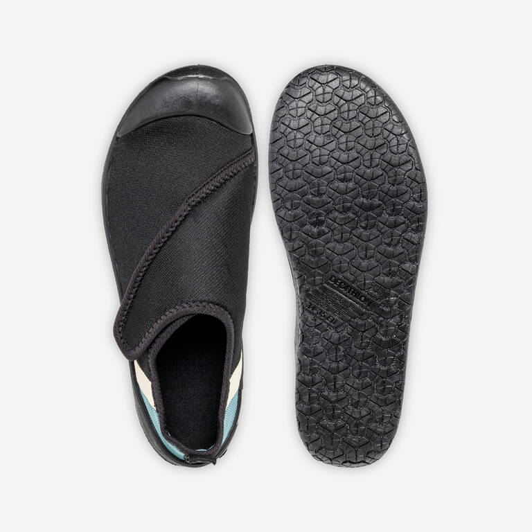 Kids aquashoes with riptab - Aquashoes 120 - Black