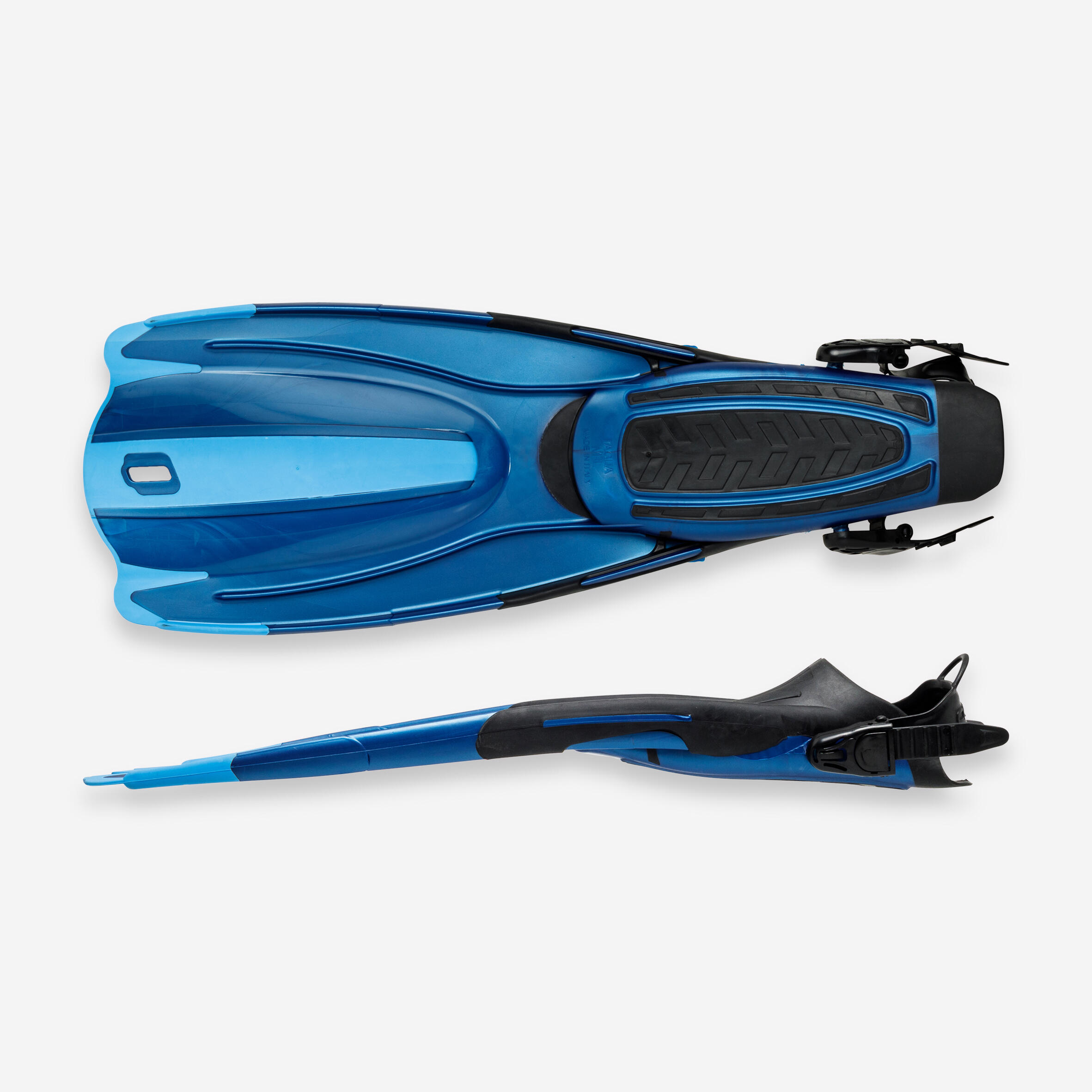 Tauchflosse Damen/Herren Maui blau 3/5