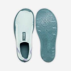 Adult's elasticated water shoes - Aquashoes 120 Eucalyptus