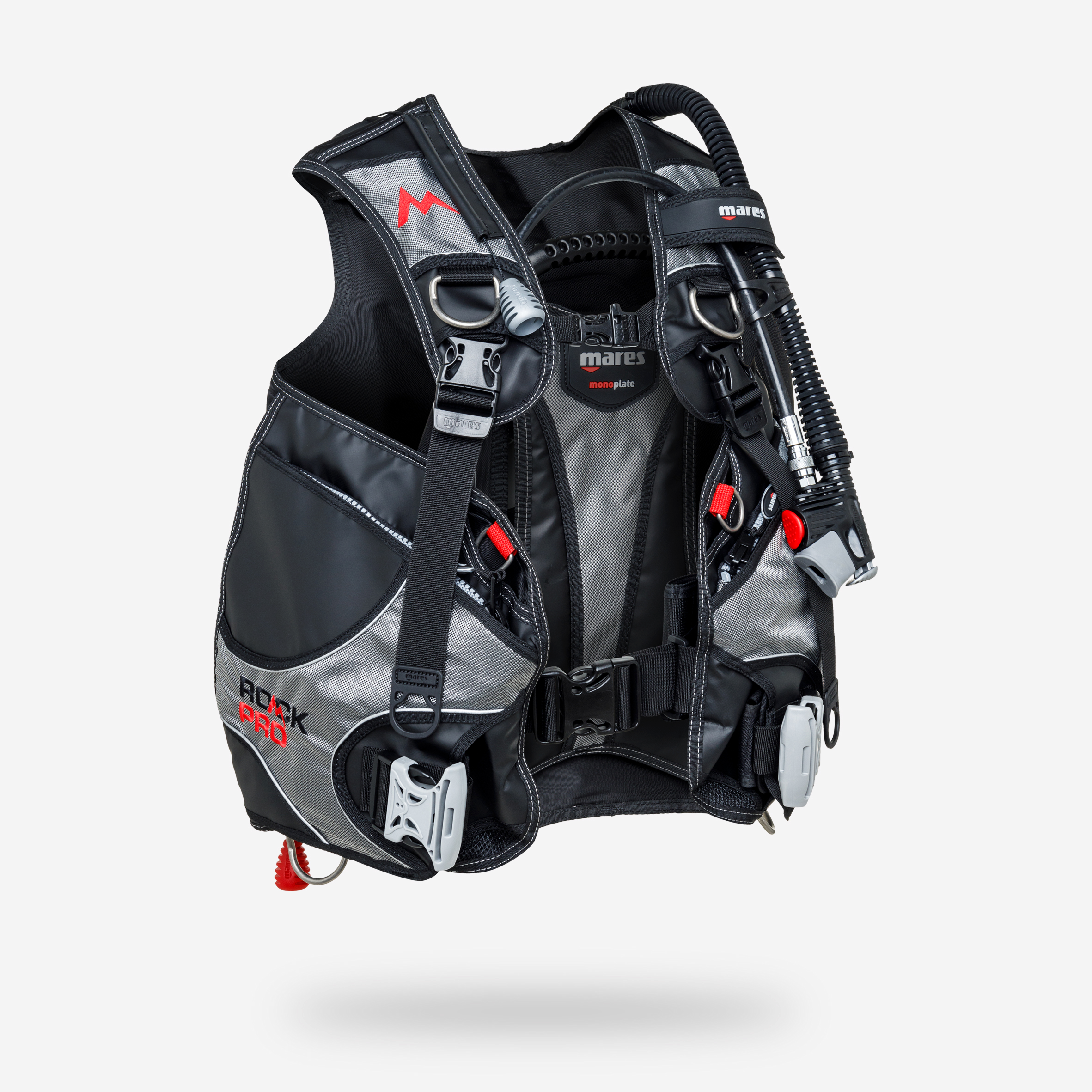 Gilet stabilisateur mares rock pro noir/gris - Plongée - MARES- Clubs - Entreprises - Collectivités - Associations