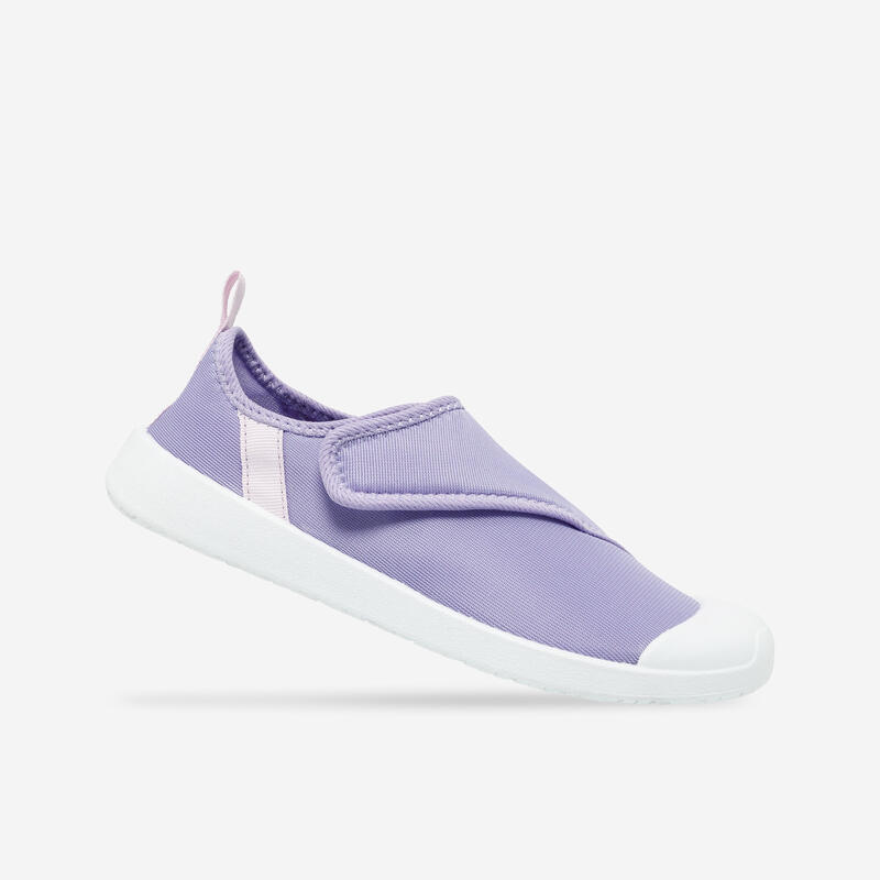 Chaussures aquatiques avec scratch Enfant - Aquashoes 120 - Violet