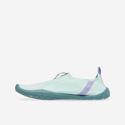 Adult's elasticated water shoes - Aquashoes 120 Eucalyptus