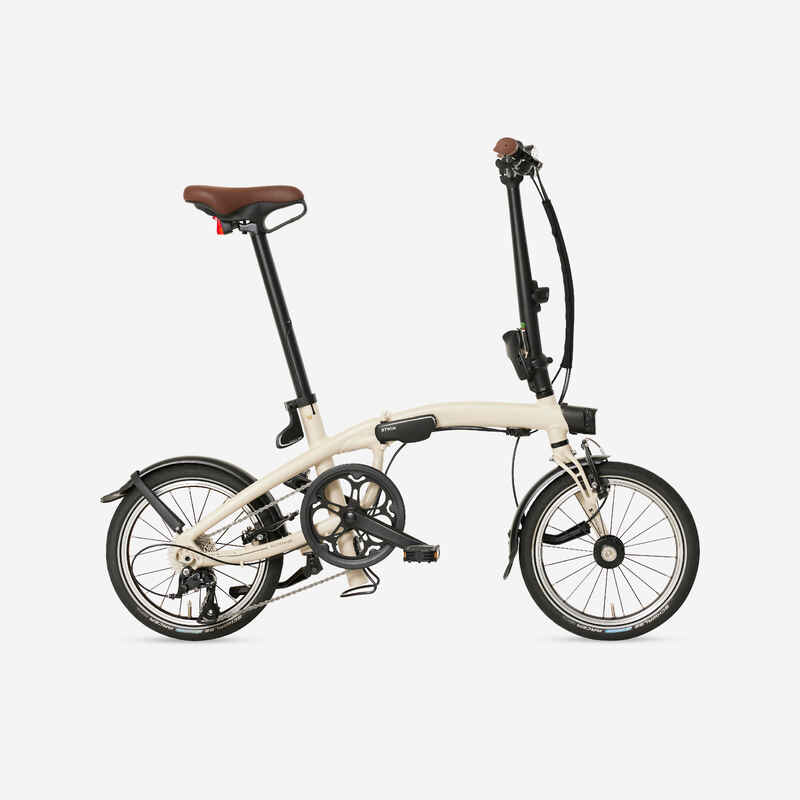 Ultra-Compact Folding Bike Fold Light 1 Second - Beige