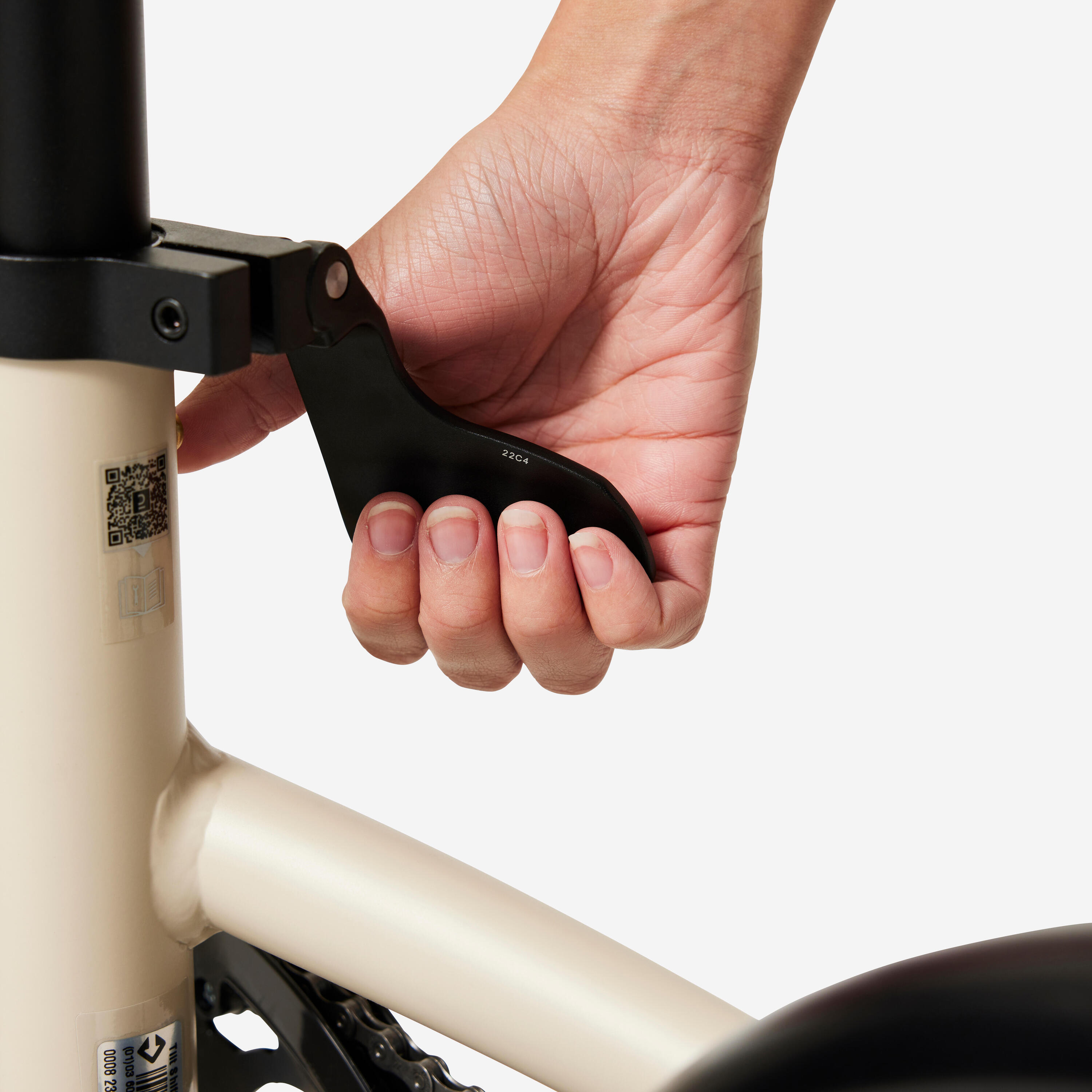 Ultra-Compact Folding Bike Fold Light 1 Second - Beige 5/21