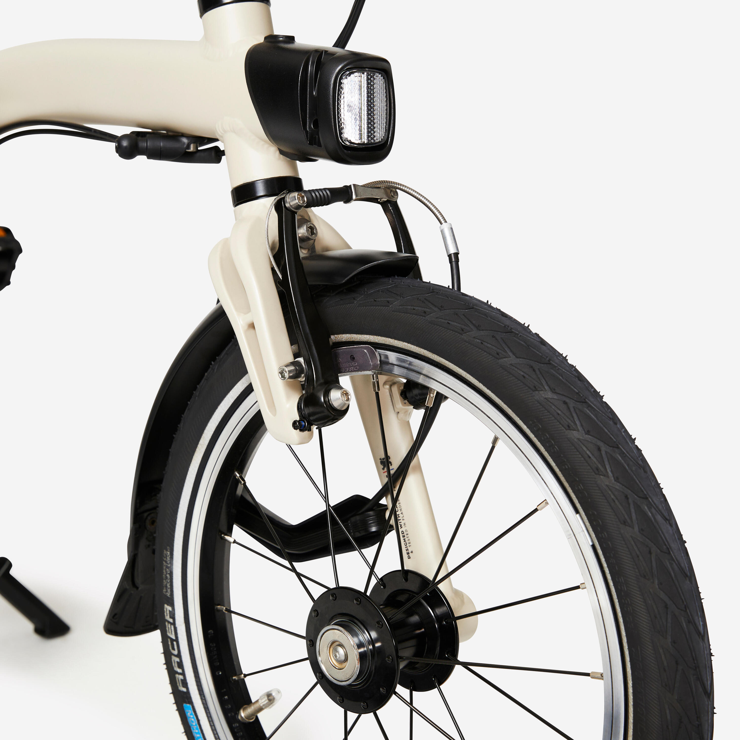 Ultra-Compact Folding Bike Fold Light 1 Second - Beige 13/21