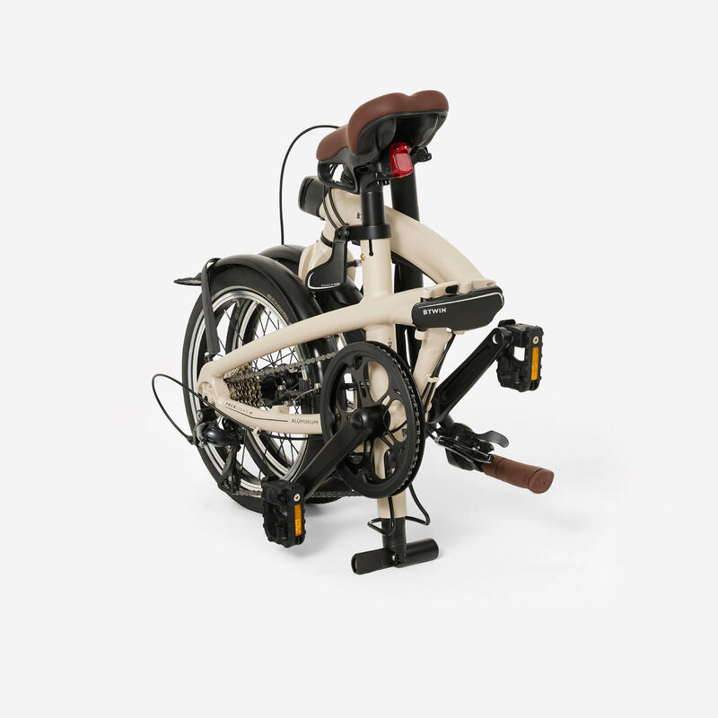 BICICLETĂ PLIABILĂ ULTRA COMPACTĂ FOLD LIGHT 1 SECUNDĂ BEJ