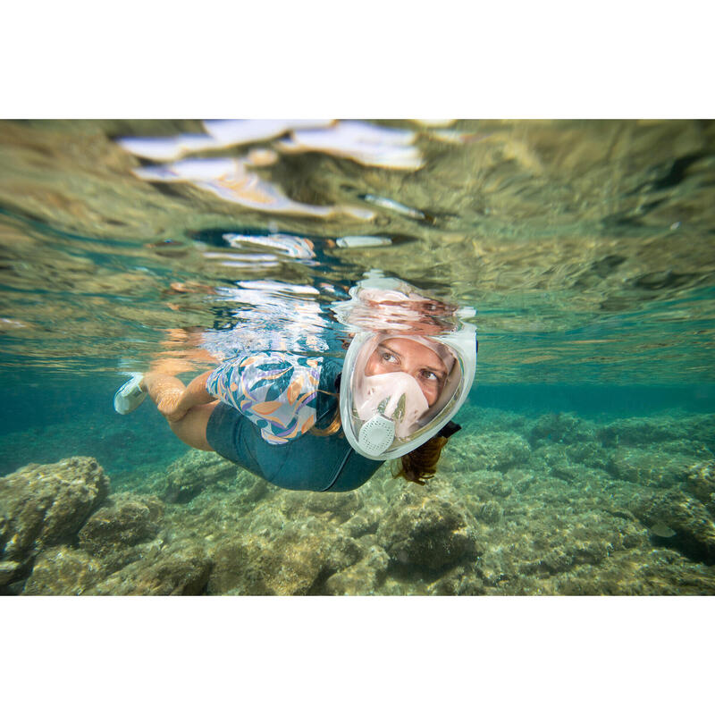 Tricou Yulex anti-UV snorkeling 100 1,5mm Print Floral Awake Damă
