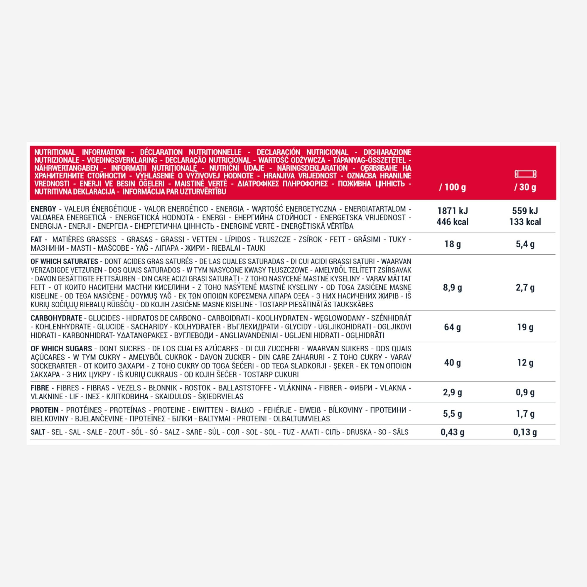 Coated Cereal Bar X10 - white chocolate & mixed berries 4/4