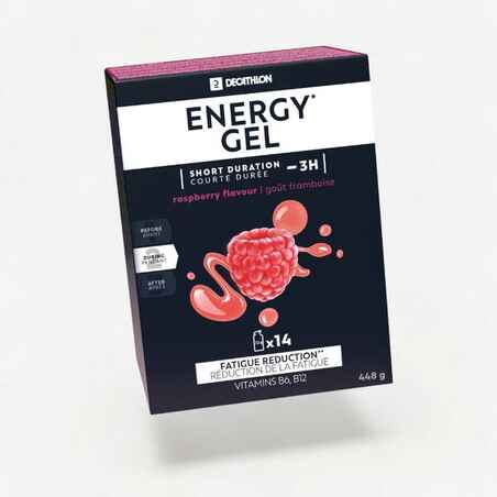 ENERGY GEL SHORT-DISTANCE 14X32 G - RASPBERRY