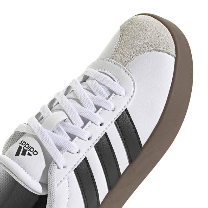 Sneakers ADIDAS bambino VL COURT bianco-nero-grigio dal 35 al 38