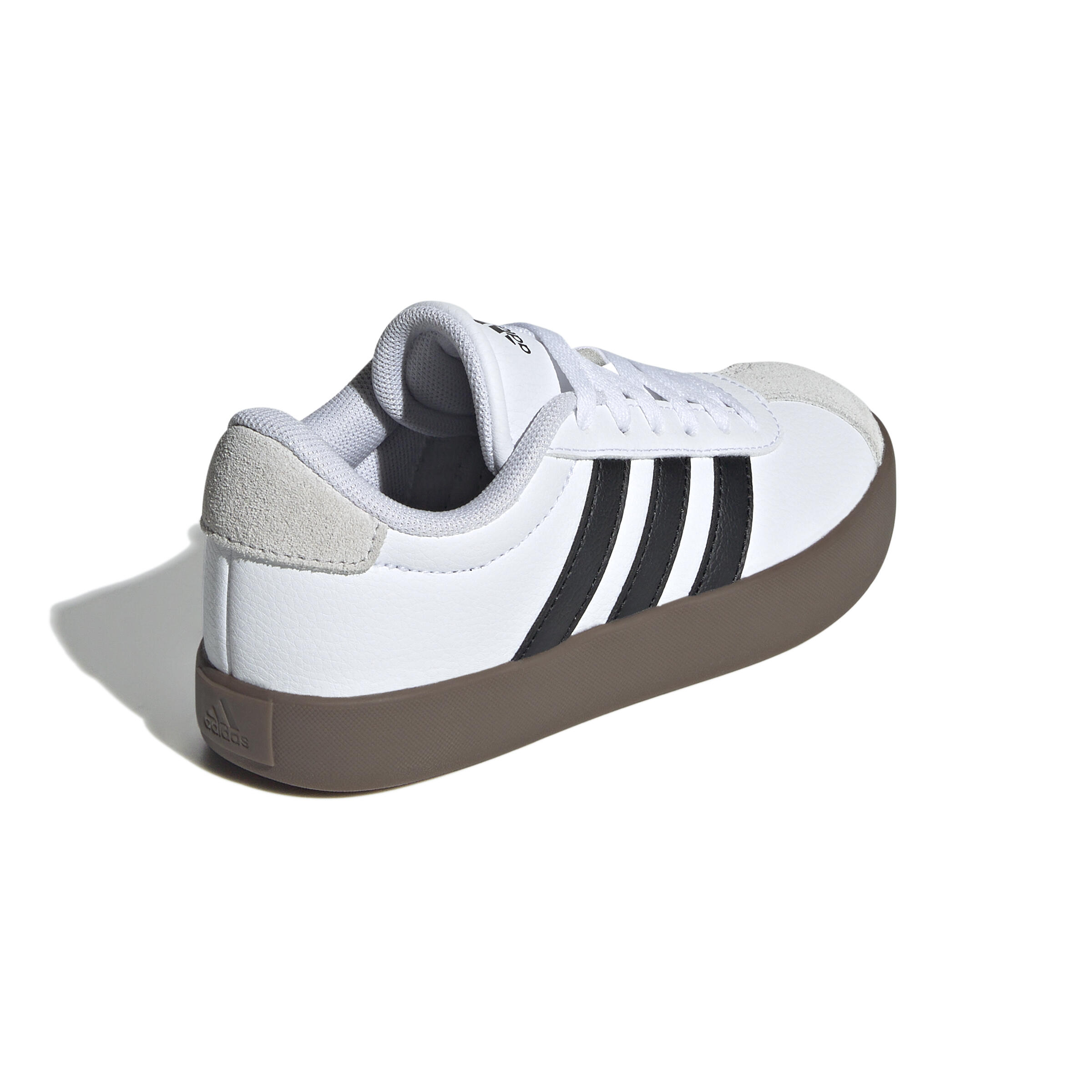 ADIDAS Sportschuhe Kinder - VL Court weiss/schwarz/grau  4/8