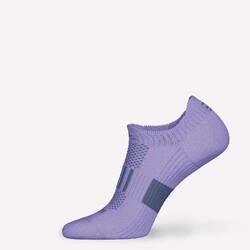 KIPRUN 500 low kids' comfort running socks 2-pack - purple navy