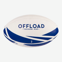 Ballon De Rugby Taille 5 - R100 Training Bleu