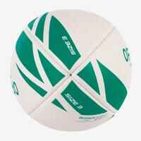 Size 3 Rugby Training Ball R100 - Green