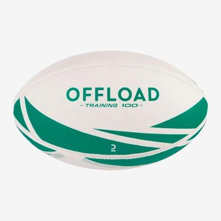 Zelena lopta za ragbi za trening R100 (veličina 3)