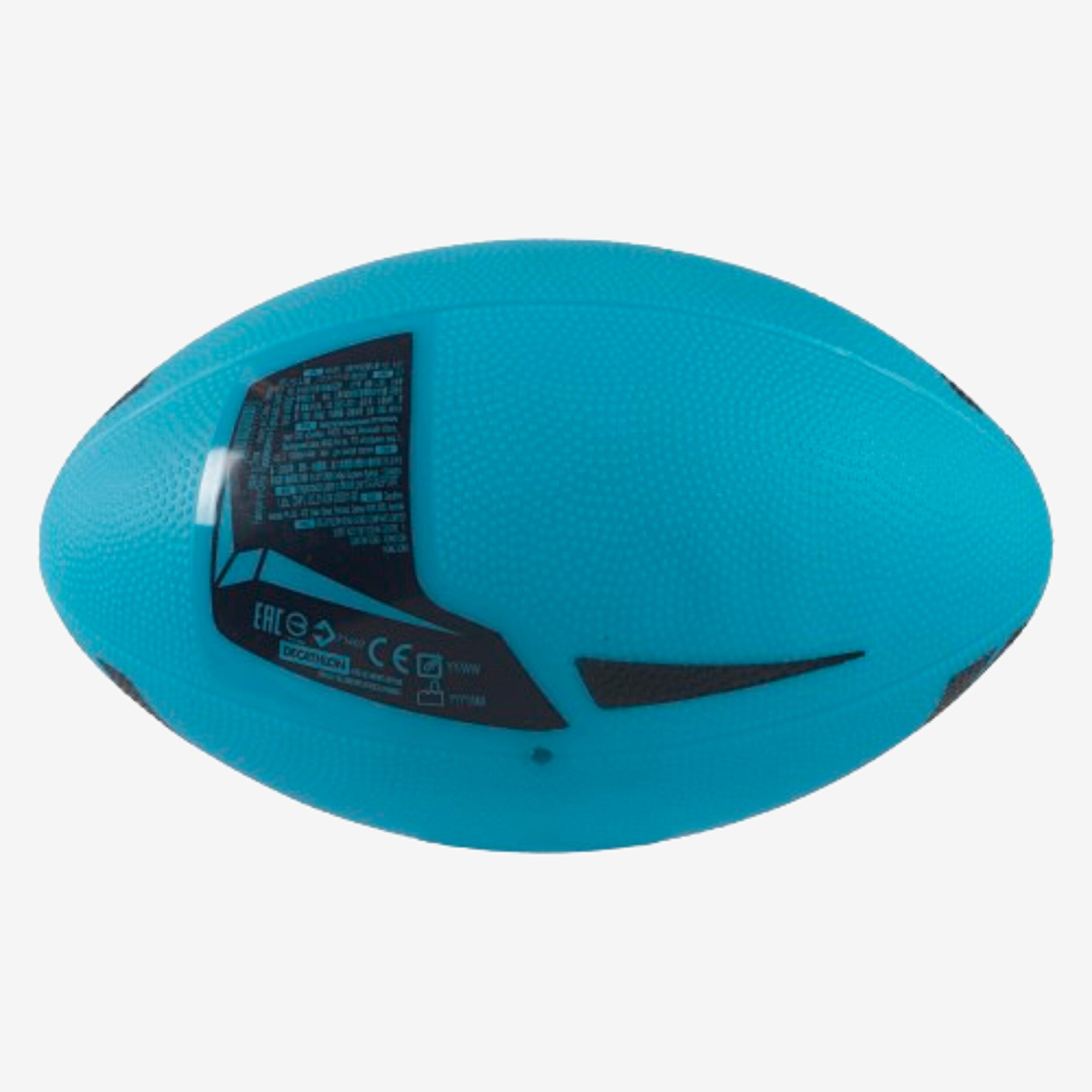 Rugby Ball R100 Midi Size 0 - Blue 3/5