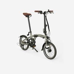 Velo pliant ultra compact fold light 1 seconde aluminium BTWIN Decathlon