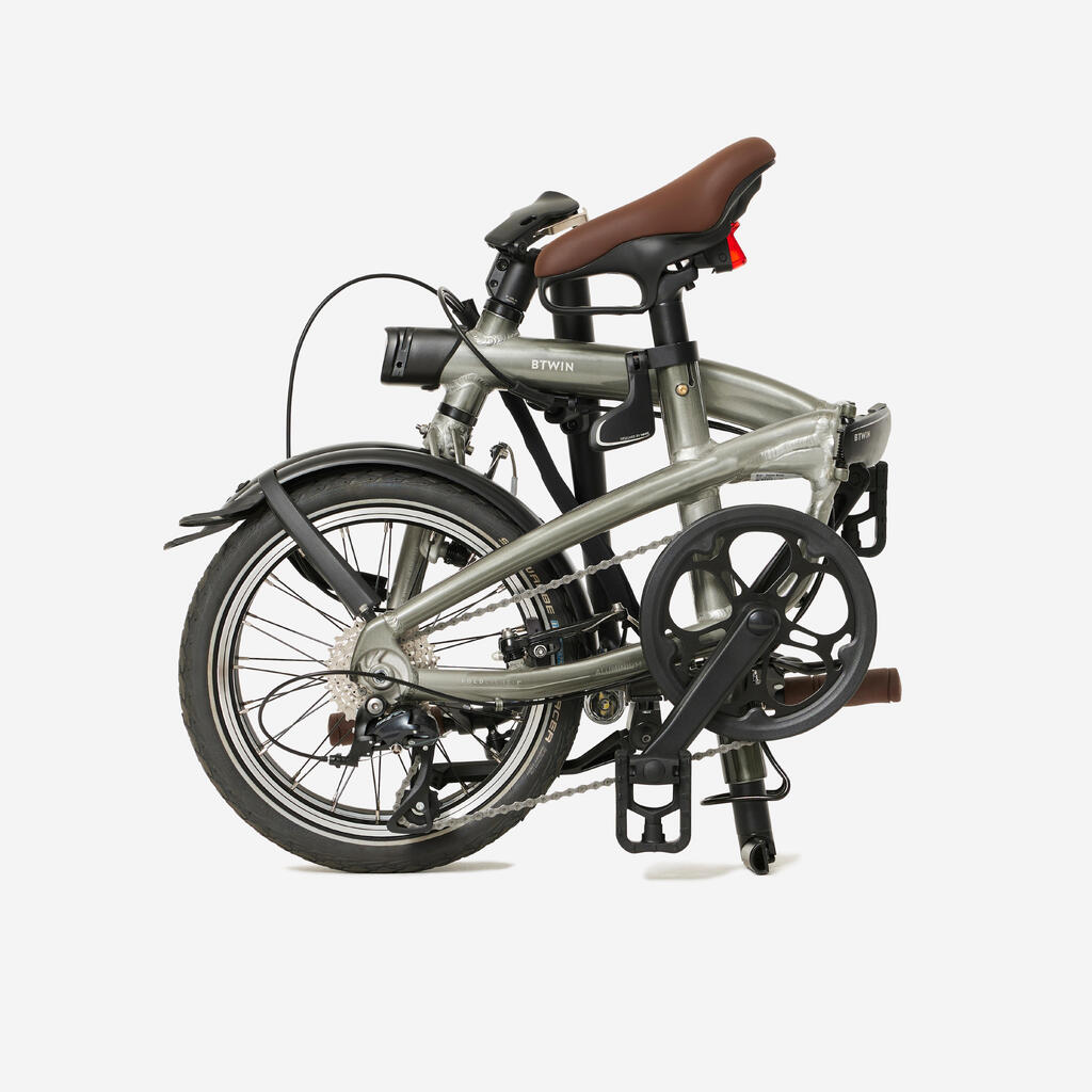 Skladací bicykel Fold Light 1 Sec zelený
