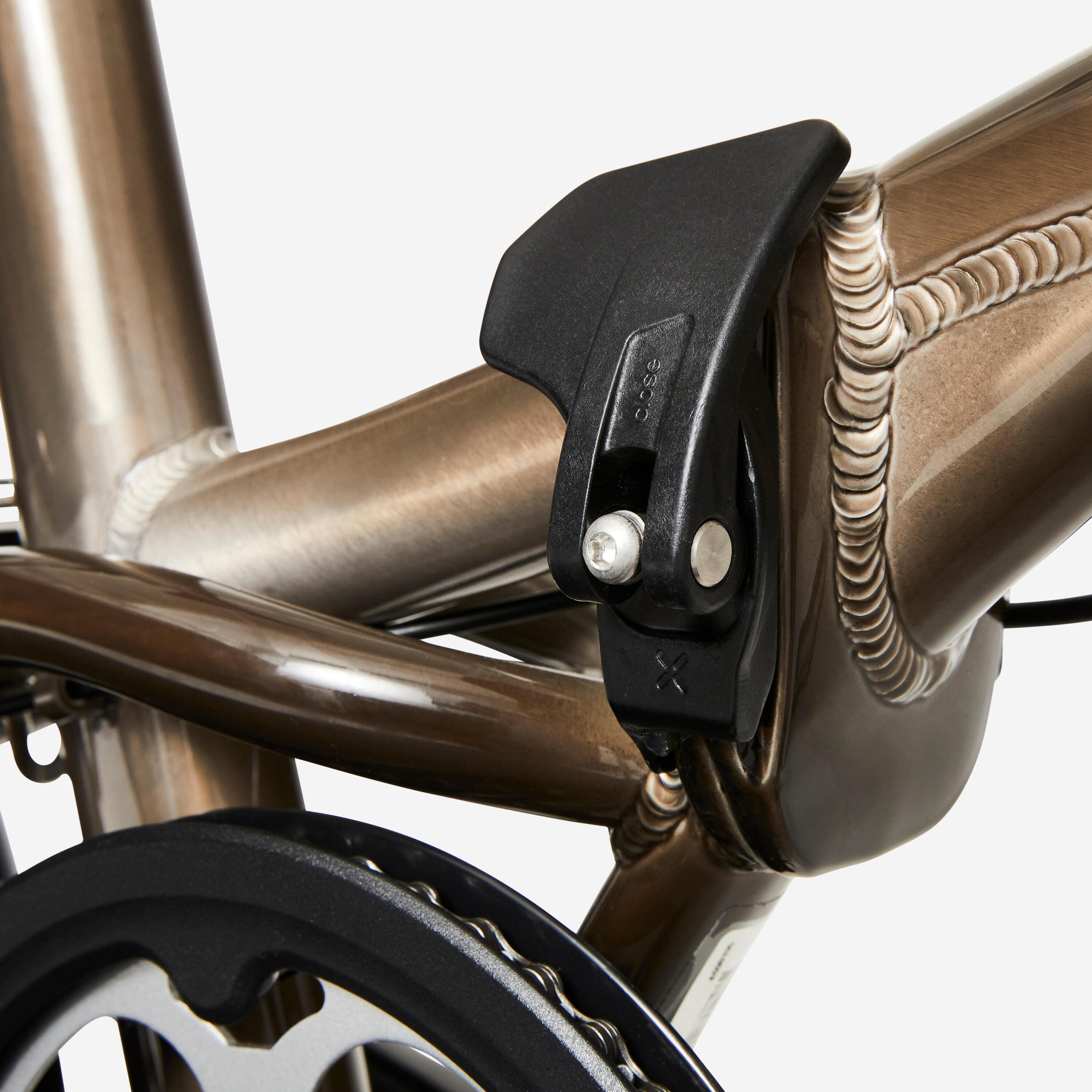 VÉLO PLIANT FOLD 560 ALUMINIUM BRUT VERNIS 8/18