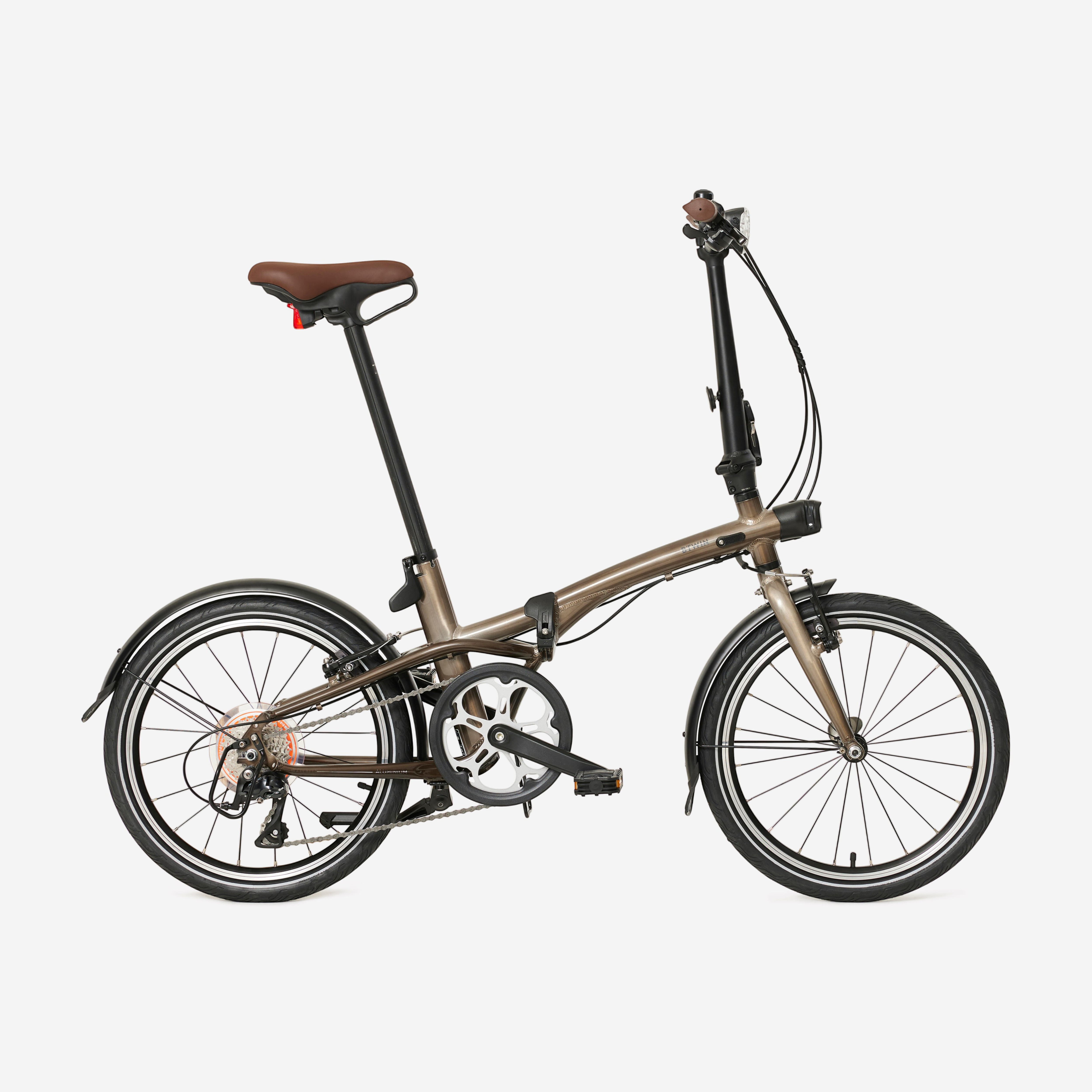Vélo pliant fold 560 aluminium brut vernis - Vélos & Accessoires - BTWIN- Clubs - Entreprises - Collectivités - Associations