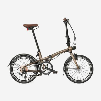 VÉLO PLIANT FOLD 560 ALUMINIUM BRUT VERNIS