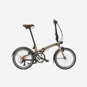 Bici pieghevole FOLD 560 color alluminio grezzo 20 pollici