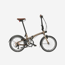 VÉLO PLIANT FOLD 560 ALUMINIUM BRUT VERNIS