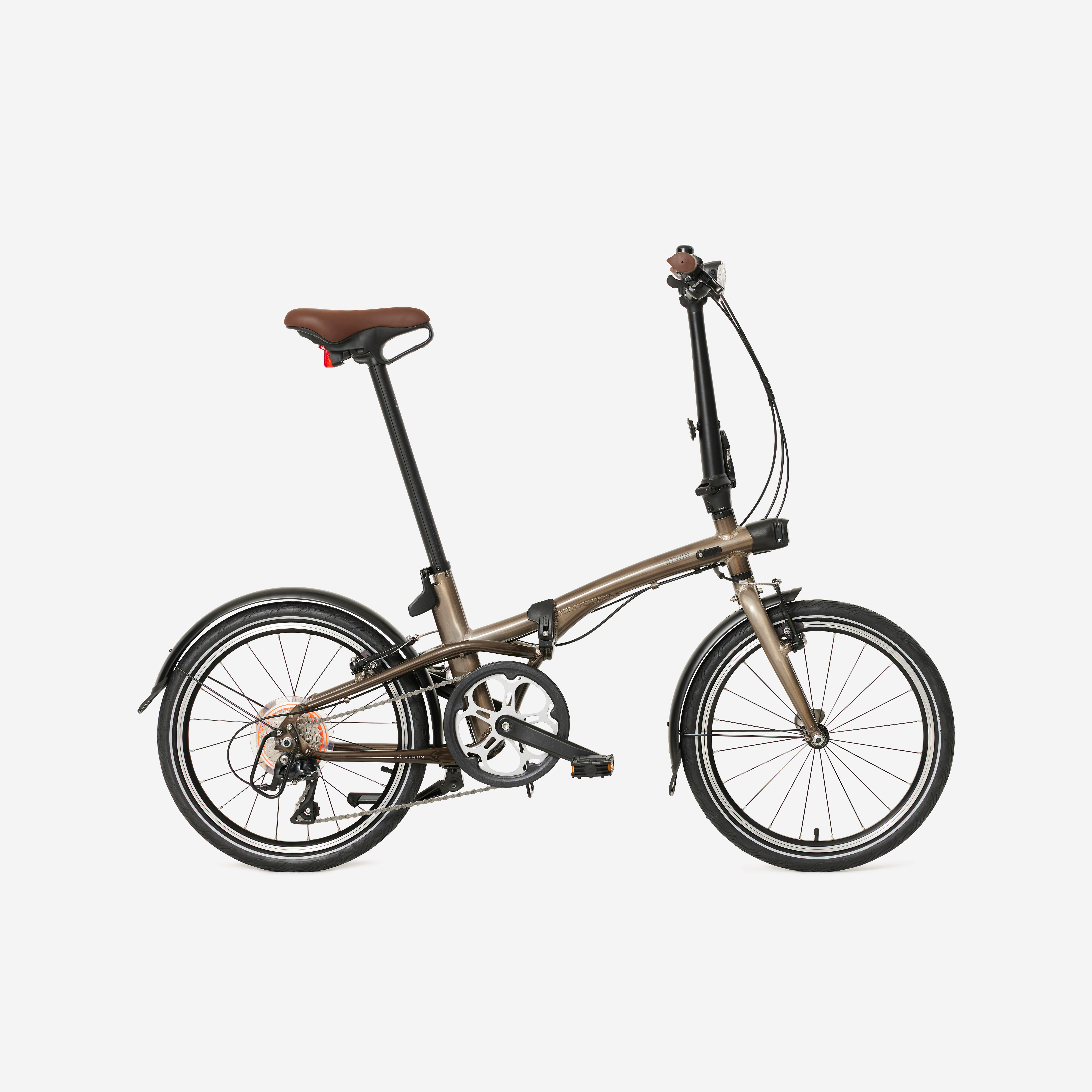 FOLD 560 FOLDING BIKE RAW VARNISHED ALUMINUM