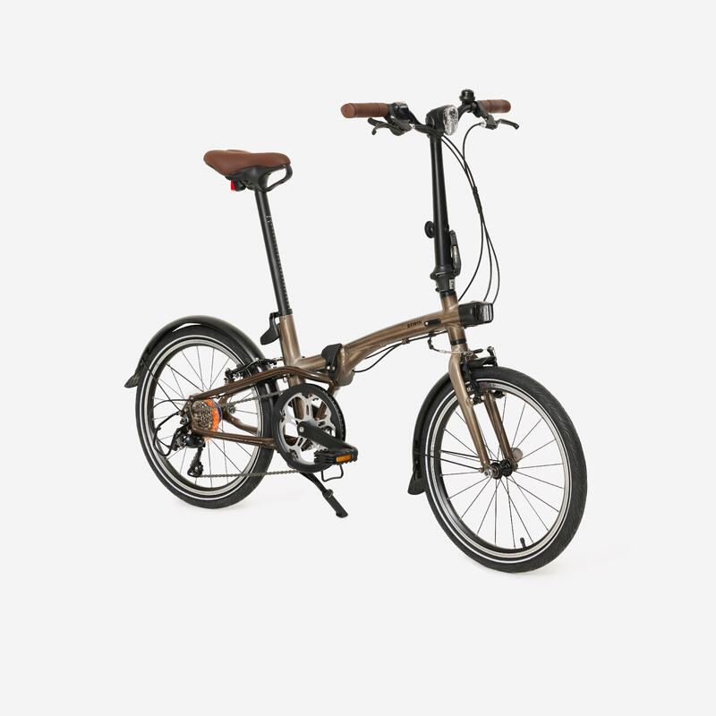 VÉLO PLIANT FOLD 560 ALUMINIUM BRUT VERNIS