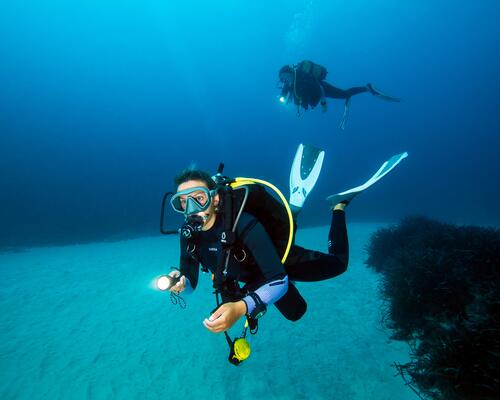 Lexique de la plongée, snorkeling (randonnée palmée)