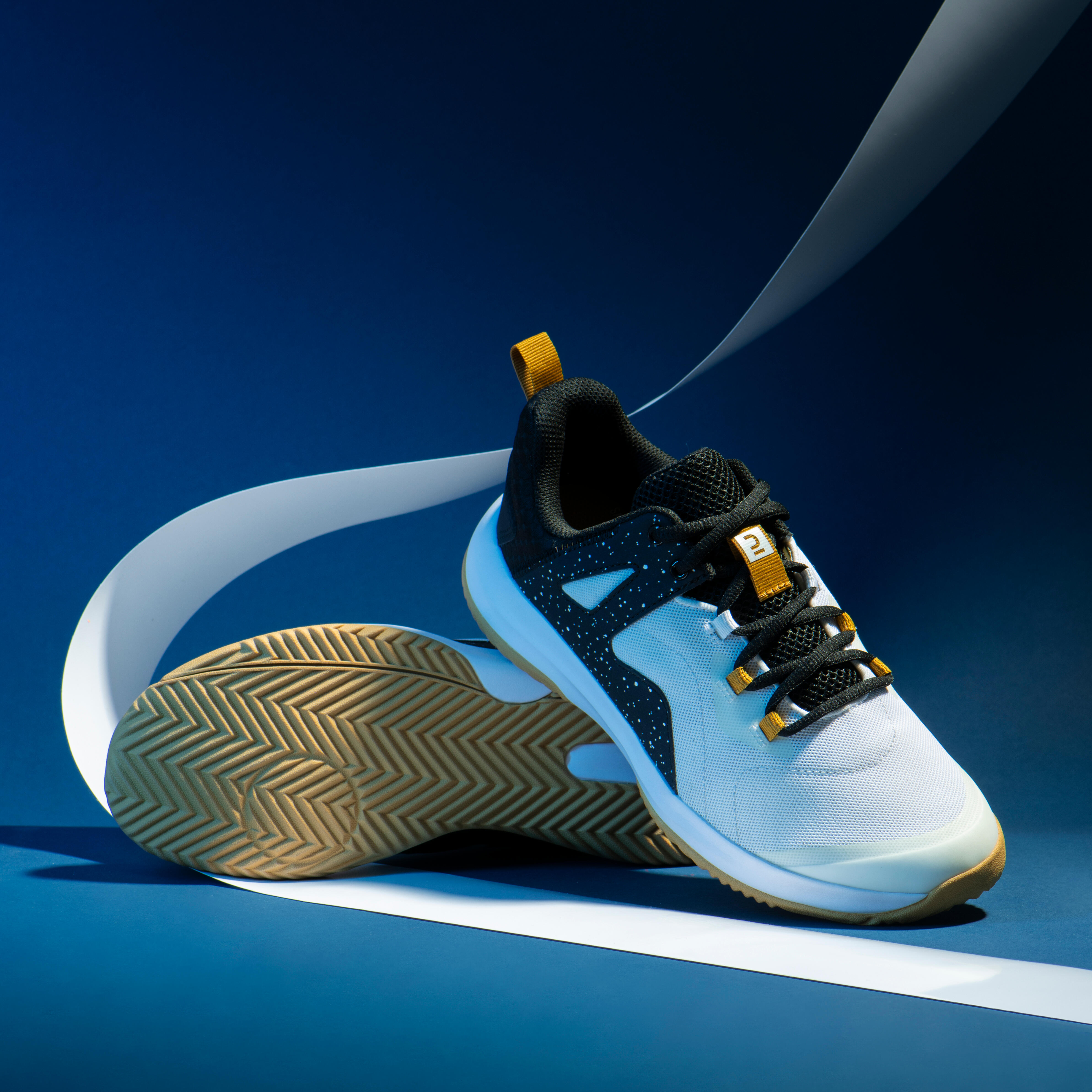 Scarpe pallamano adulto H 300 bianco nero ATORKA DECATHLON