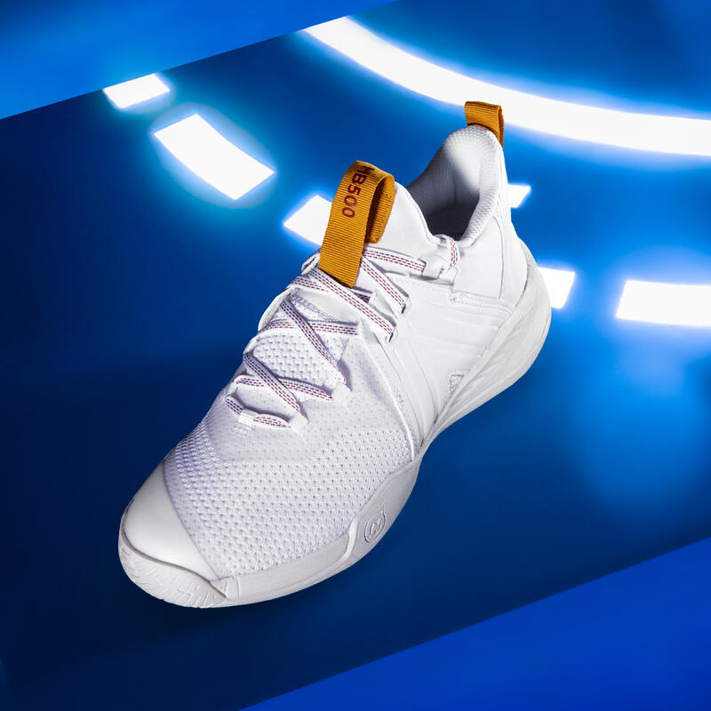 Chaussures de handball H500 FASTER blanc