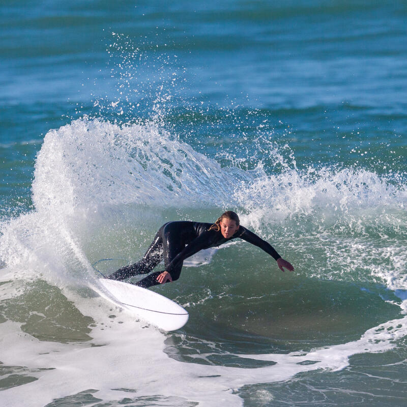 Neopreno surf Hombre agua fría 4/3mm Front Zip 900 negro - Decathlon