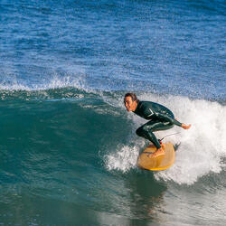 Neopreno surf Hombre agua templada 3/2mm sin cremallera 900 azul