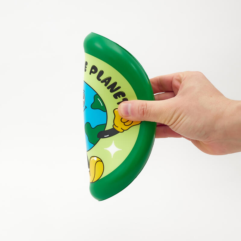 兒童款軟式飛盤-救地球圖案
