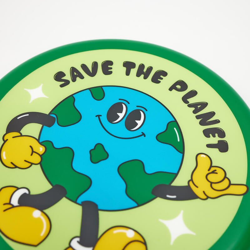兒童款軟式飛盤-救地球圖案