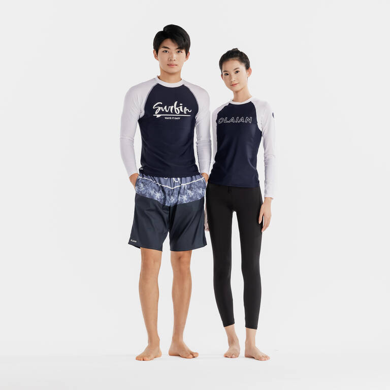 Surfing men UV protection TOP navy