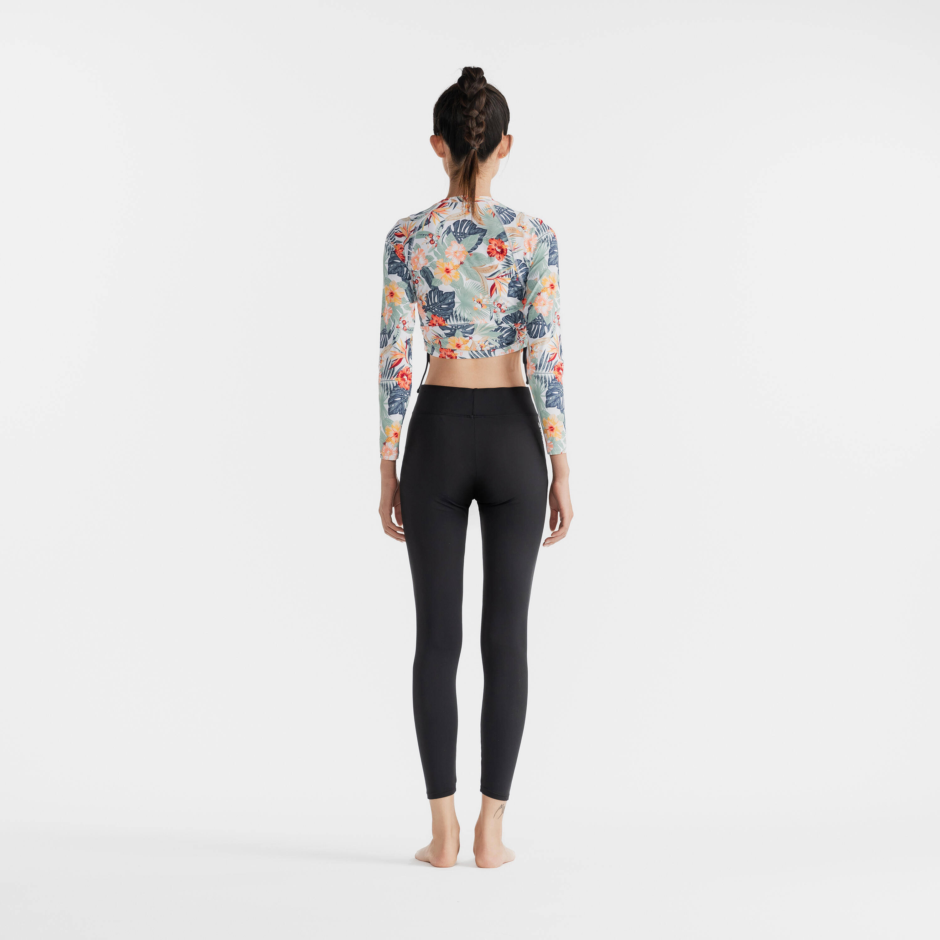 Women's long sleeve UV-protection surfing top 100 Sunny Glory -  5