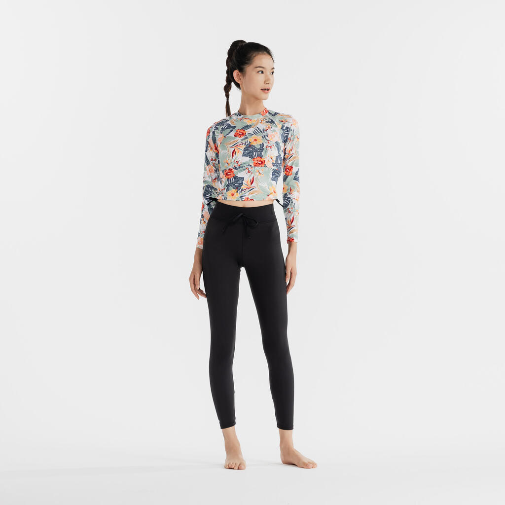 Haut de surf femme anti-UV manches longues 100 Sunny Glory