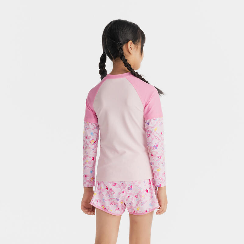 Surfing Junior UV protection 500 half zip -pink