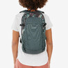 20 L Hiking Backpack - Arpenaz NH100 - Green  - print