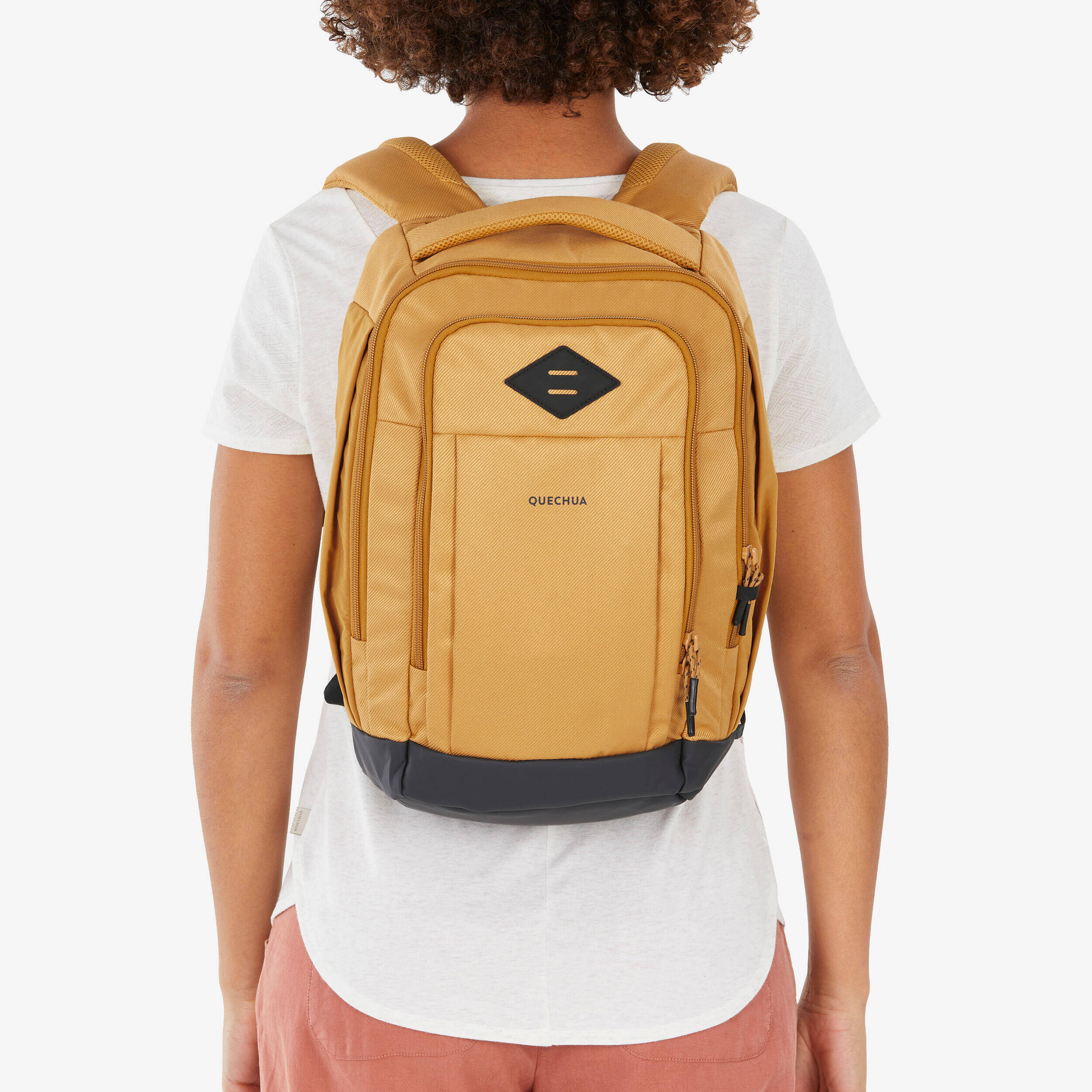 Multi-pocket hiking backpack 16 L, NH500 Escape - Yellow -  2