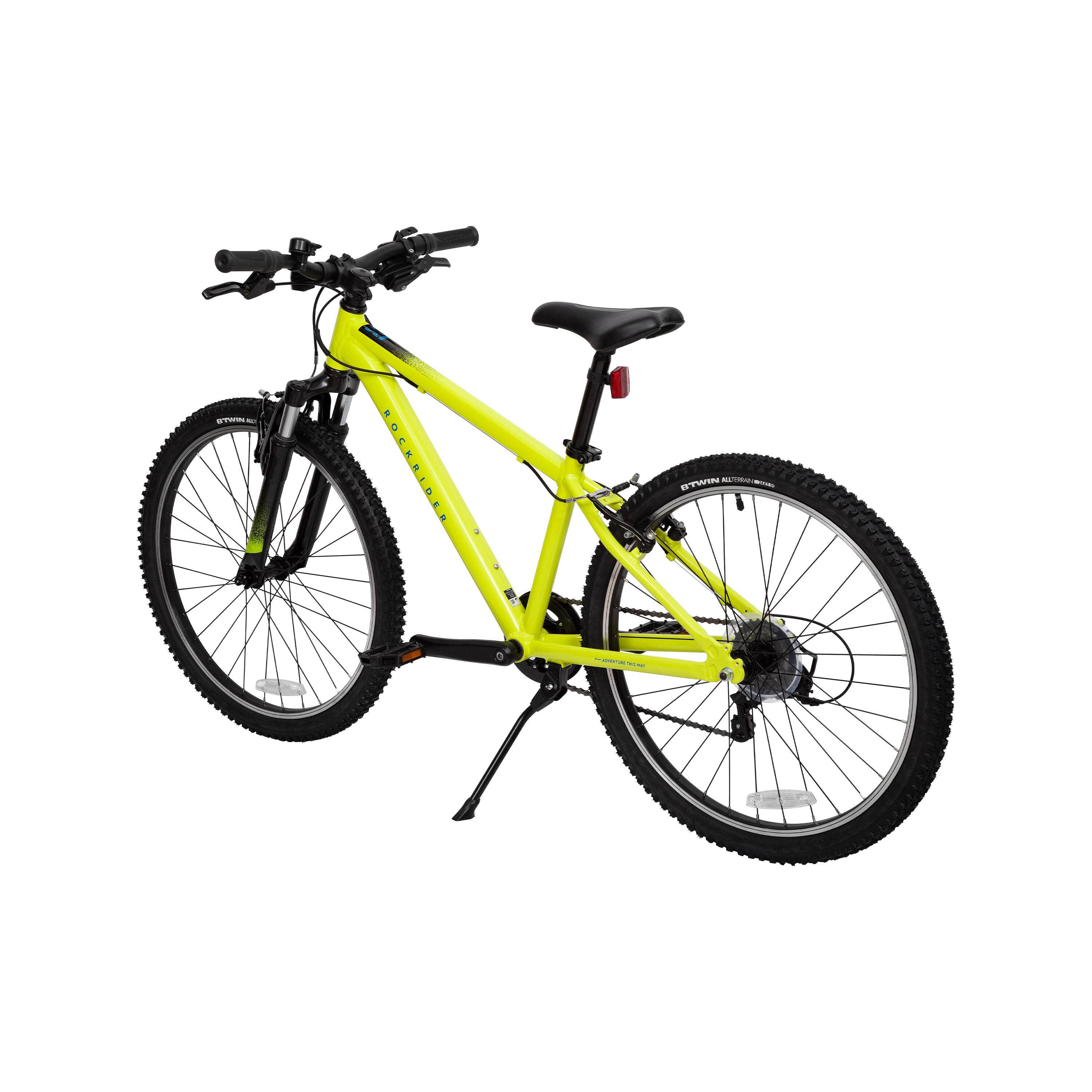 Kids Bike MTB 24 EXPL 500 YELLOW 9 12 YEARS