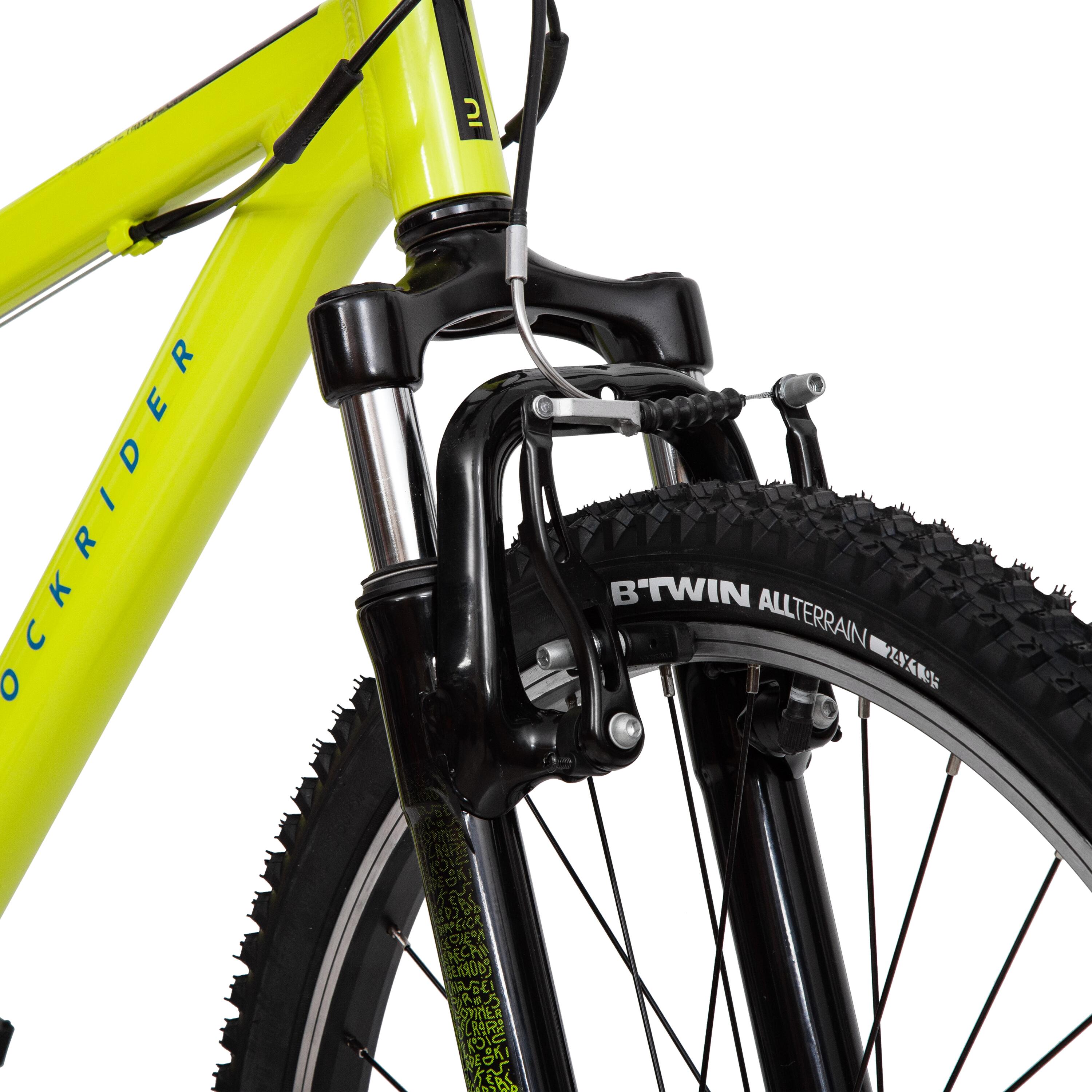 Kids Bike MTB 24 EXPL 500 YELLOW 9 12 YEARS
