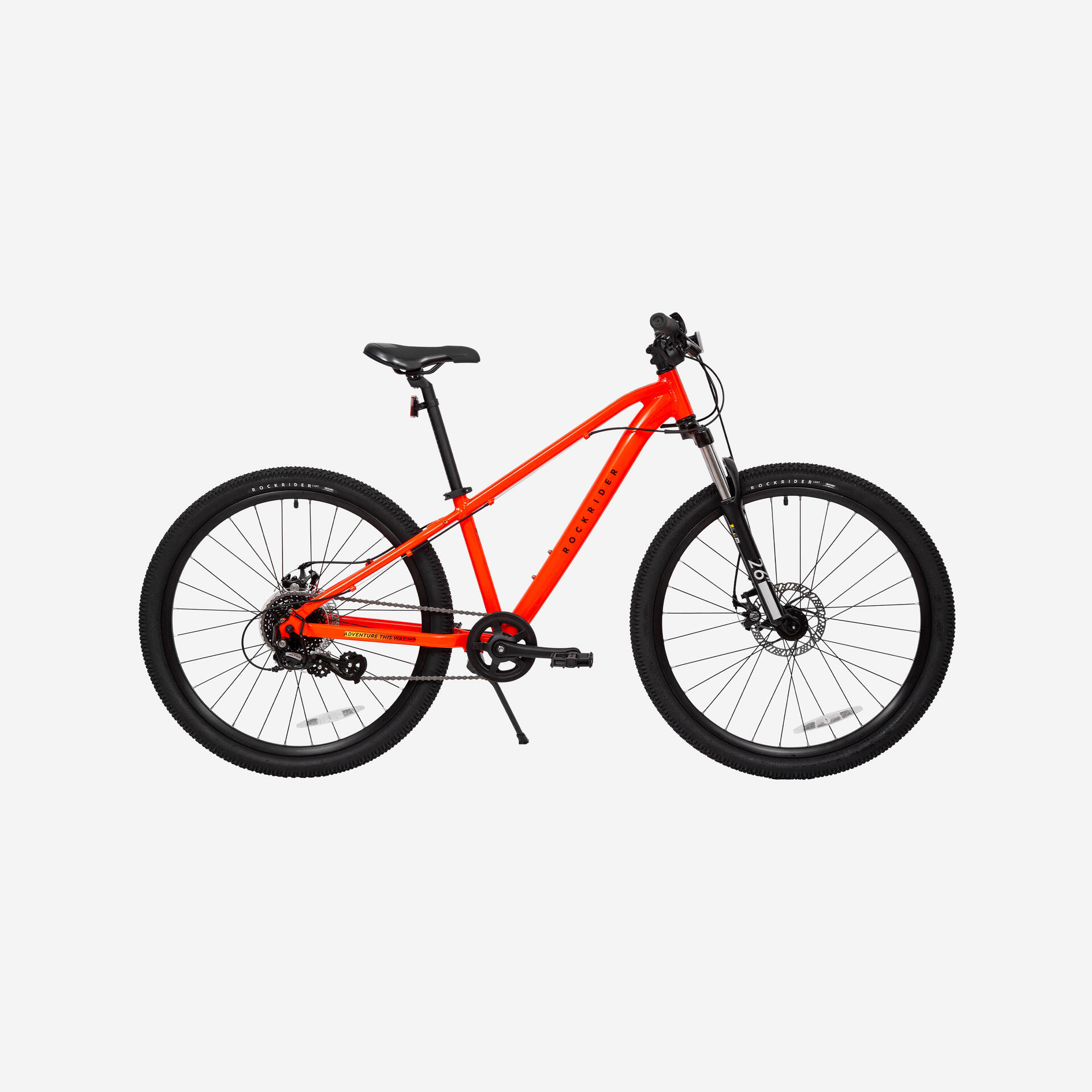 26” Aluminium Disc-brake Kids Mountain Bike RED (For Height